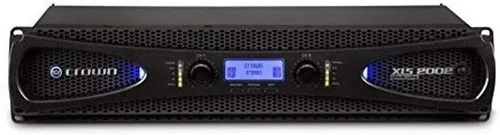 Vista 5 de Amplificador de potencia profesional de dos canales Crown XLS1502 Class D DriveCore con DSP, filtros de paso de banda y limitadores de pico.