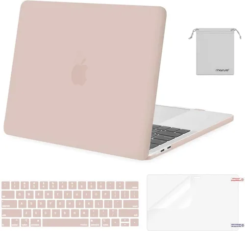 Vista 42 de MOSISO - Carcasa rígida de plástico, cubierta de teclado, protector de pantalla y bolsa de almacenamiento para MacBook Pro 13 pulgadas/33 cm