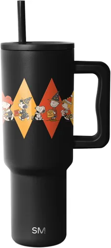 Vista 16 de Simple Modern Halloween Signature Voyager Vaso térmico de café de viaje de 16 onzas con tapa de 360° Regalos para mujeres y hombres Taza