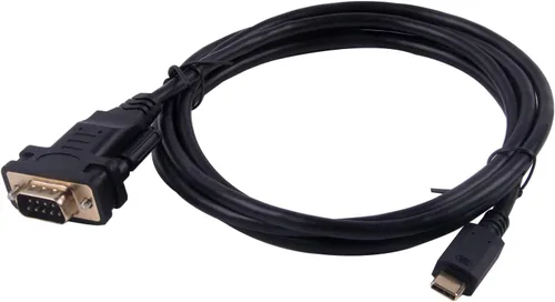 Vista 9 de Cable convertidor adaptador serie USB a DB9 RS232 con chip FTDI de 6 pies compatible con Win10/8/7/XP/Android/Mac/Linux/Vista (USB a DB9)
