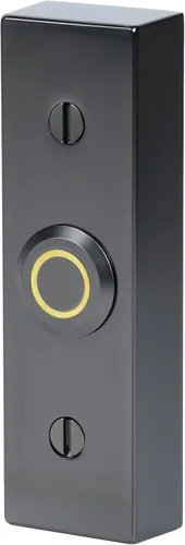 Vista 14 de Newhouse Hardware Botón rectangular iluminado de metal con cable en níquel cepillado BT6BL-BN, para timbre de puerta, timbre o timbre, solo botón