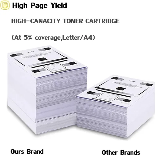 Vista 4 de Cartuchos de tóner compatibles de repuesto para HP W9005MC para uso con impresora HP Laserjet Managed Flow MFP E72525Z E72525DN E72530DN MFP E72530Z