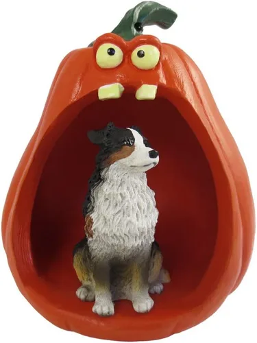 Vista 225 de Conversation Concepts Figura de Corgi galés de Halloween y calabaza Welsh Corgi Pembroke