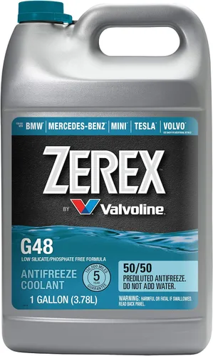 Vista 2 de Valvoline Zerex G48 - Anticongelante/refrigerante listo para usar 50/50 sin silicato/fosfato de bajo contenido, 1 GA, caja de 6