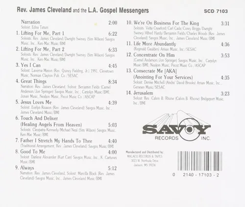 Vista 2 de Rev James Cleveland la Gospel Messengers