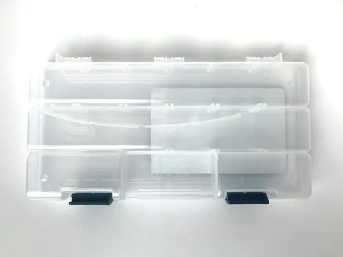Vista 5 de Plano Cajas de aparejos, paquete de 4 unidades de 3500 cajas de utilidad Prolatch Stowaway para aparejos, almacenamiento de aparejos de pesca