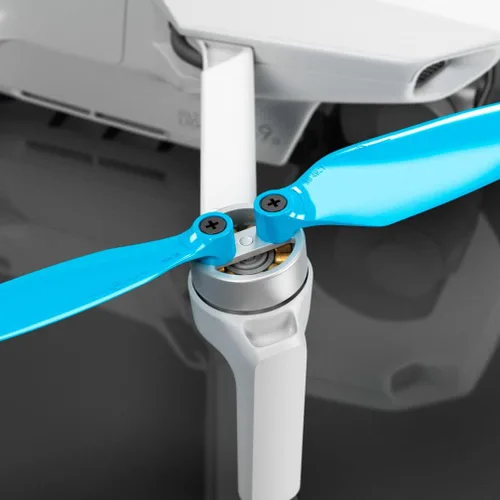 Vista 7 de Master Airscrew Bundle - Hélices Stealth para DJI Mini 2, Mini 2 SE, Mini SE y Mini 4K - Rojo + Azul