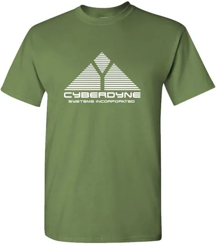 Vista 9 de The Goozler Cyberdyne Systems Horror Movie Cyborg - Camiseta de algodón para hombre Carbón