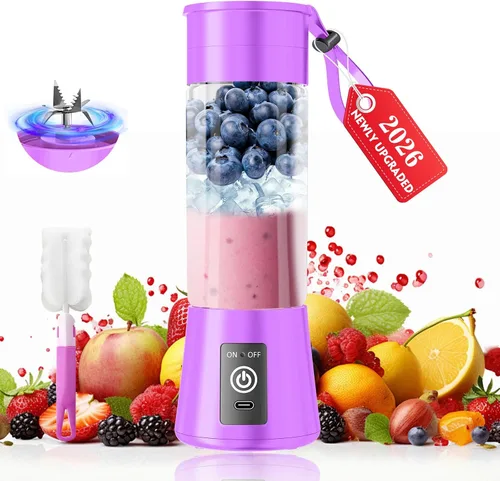 Vista 11 de 2026 Newly Upgraded Portable Smoothie Blender - Personal Travel Blender