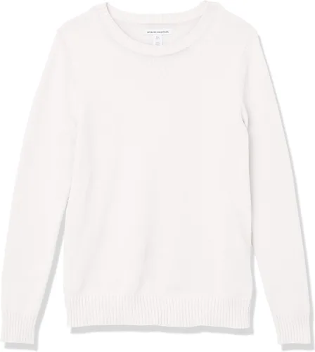 Vista 6 de Tienda Essentials - Suéter para mujer (100% algodón), diseño de cuello redondo