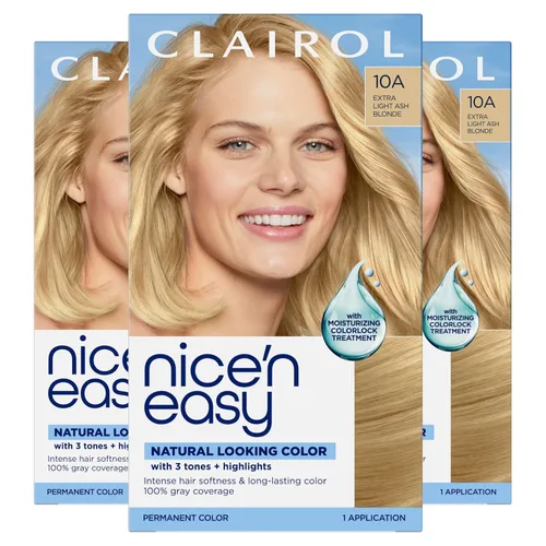 Vista 35 de Clairol Nice'n Easy Tinte Permanente para el Cabello, 11 Rubio Ultra Claro, Paquete de 3