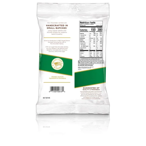 Vista 12 de Russell Stover Delicia de Nuez Pecana con Chocolate Oscuro Sin Azúcar, Bolsa de 3 Onzas (12 Unidades)