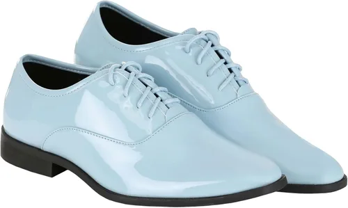 Vista 2 de Fun Costumes Zapatos de esmoquin azul brillante para hombre