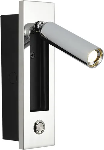 Vista 8 de Lámpara LED para dormitorio, lámpara de pared para cabecero, luz de lectura de mesita de noche, lámparas de pared con interruptor de pulsador