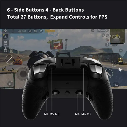 Vista 4 de FLYDIGI Apex Series 2 - Controlador multiplataforma, rueda arrastrable creativa. Compatible con Android, tableta, PC, TV Box, etc., detección