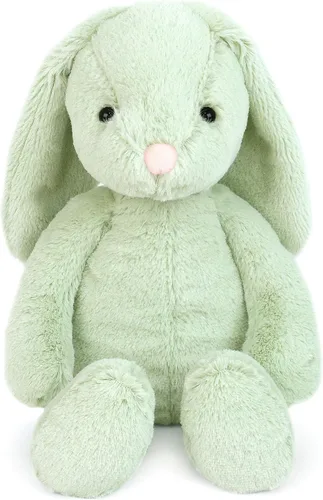 Vista 13 de MON AMI Conejo de peluche de albaricoque de 13 pulgadas, juguete de peluche Conejito de albaricoque