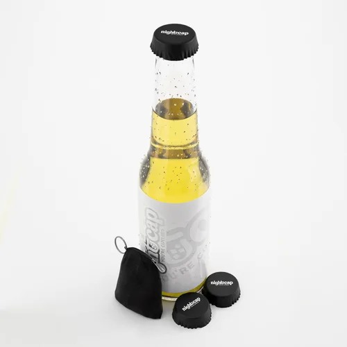 Vista 10 de Nightcap Coletero reutilizable para prevención de picos de bebidas, como se ve en Shark Tank