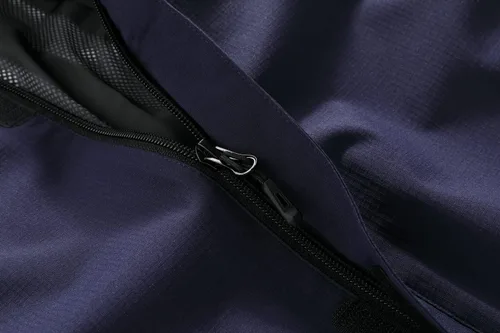 Vista 9 de Chaqueta impermeable ligera para hombre con capucha, para el aire libre, senderismo, viajes