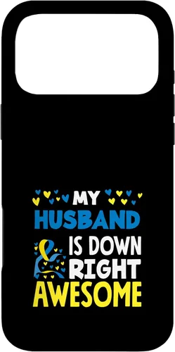 Vista 22 de My Husband is Down Right Awesome Down Syndrome Awareness Case for iPhone 17
