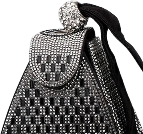 Vista 6 de Bolso de mano de moda, bolso de mano, bolso de noche para mujer, bolso para fiesta de graduación, boda, banquete femenino