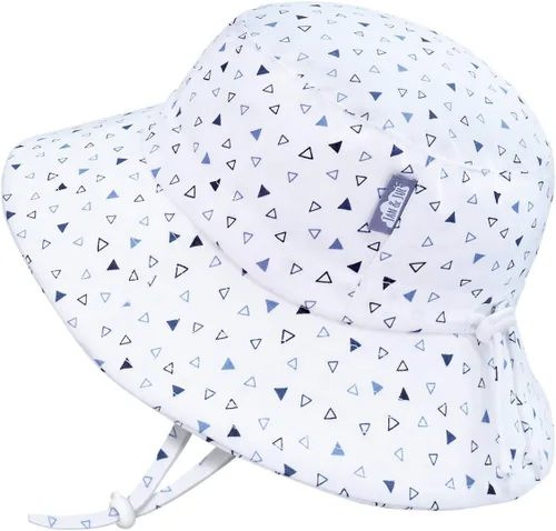 Vista 29 de JAN & JUL - Gorro de sol con capucha de algodón Grow-with-Me para bebés y niños Verde militar