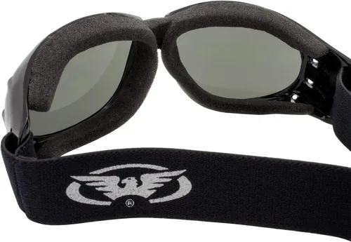 Vista 6 de Global Vision Paquete de gafas acolchadas eliminadoras para motocicleta de día y noche