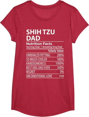 Vista 70 de Shih Tzu Dad - Camiseta divertida para dueño de perro Shih Tzu, Negro