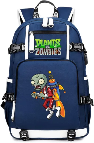 Vista 11 de ISaikoy Game Plants vs. Zombies - Mochila de hombro para libros, mochila escolar, color 1