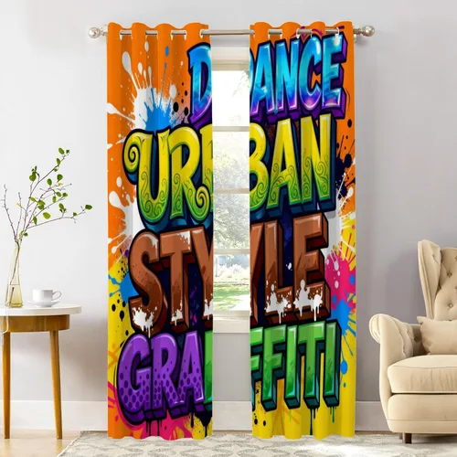Vista 32 de Shrahala Cortinas blancas S inspiradoras para ventanas de cocina, cortinas negras con palabras cristianas para cafetería, cortinas opacas