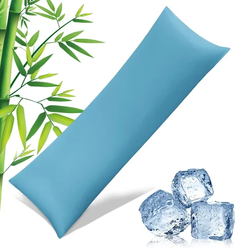 Vista 26 de Fundas de Almohada Tamaño Estándar Paquete de 2, Fundas de Almohada de Viscosa Refrescante con Cierre de Sobre, Fundas de Almohada Frescas