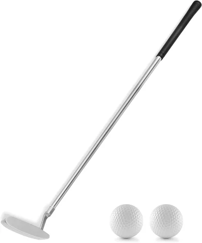 Vista 7 de Putters de golf, putters bidireccionales para hombres, mujeres, adultos, diestro/zurdo, juego de miniclub de golf para niños, adolescentes con 2