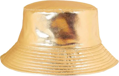 Vista 19 de MILAKOO Rock Metallic Bucket Hat Gorra reversible Unisex pescador ala ancha Rock Punk Hippie Sombrero
