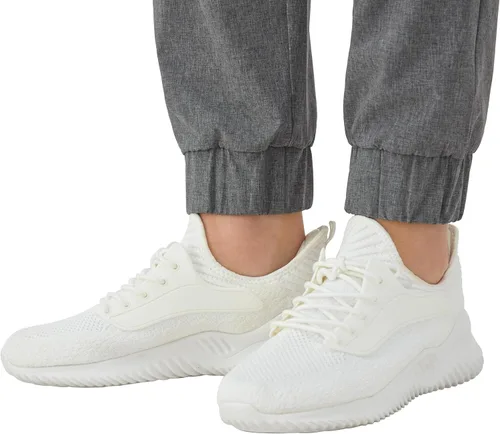 Vista 4 de Hanes Pantalones deportivos tipo cargo para mujer que absorben la humedad