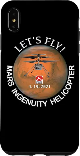 Vista 7 de iPhone 12 mini deja volar! Mars Ingenuity helicóptero perseverancia Rover caso
