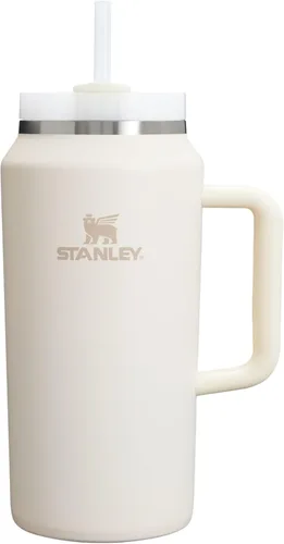 Vista 18 de STANLEY Quencher H2.0 Vaso Térmico con asa y pajilla, 64 onzas, tapa Flowstate de 3 posiciones, gran capacidad para viajes y deportes, vaso de acero