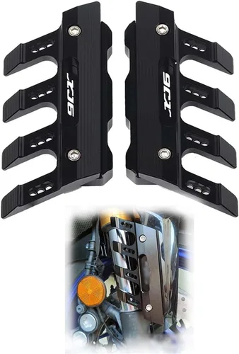 Vista 9 de Protectores de horquilla para Y&AMAHA Xj6 XJ6 XJ 6 motocicleta guardabarros delantero protector de horquilla protector protector protector de Titanio