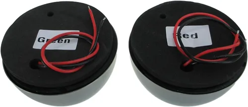 Vista 5 de Pactrade Marine Luces LED de estribor verde horizontal del puerto rojo de la navegación SS304