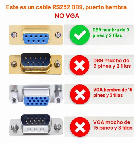 Vista 5 de DTECH Cable adaptador serie USB a RS232 DB9 hembra de 6 pies para Windows 11 10 8 7 Mac Linux Serial a USB 2.0 (chip PL2303)