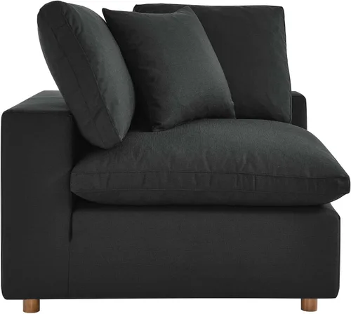 Vista 5 de Modway Commix Sofá seccional tapizado de 7 piezas con relleno de plumón