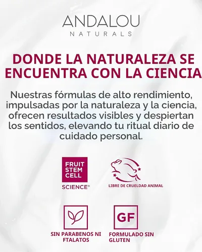 Vista 6 de Andalou Naturals Gel de ducha 1000 Roses Gel de ducha (8.5 fl oz)