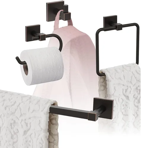 Vista 19 de Amerock Níquel cepillado Appoint 5 piezas Juego de accesorios de baño