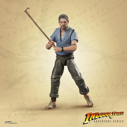Vista 6 de Indiana Jones and The Dial of Destiny Adventure Series - Figura de acción Renaldo, figuras de acción de 6 pulgadas, juguetes para niños a partir