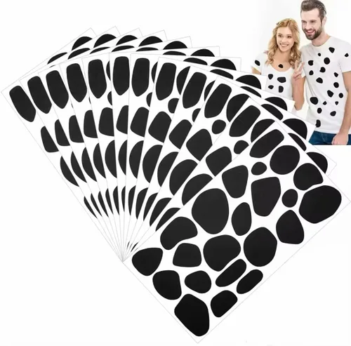 Vista 7 de Iceyyyy Más de 200 círculos de fieltro adhesivos, almohadillas de fieltro autoadhesivas negras para Halloween, proyectos de bricolaje, disfraces