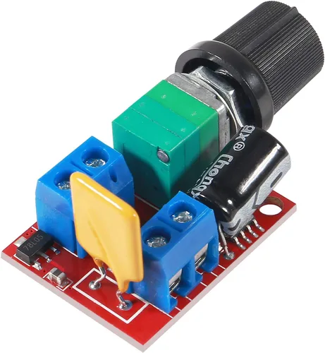 Vista 6 de UMLIFE Mini DC 3V-35V 5A PWM Controlador de velocidad del motor Módulo de interruptor 10pcs