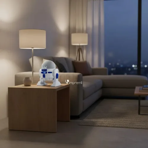 Vista 4 de Soporte de altavoz Android Rus-T1 Compatible con Alexa Echo Dot 3 Gen, 4 Gen, 5 Gen, HomePod mini, Google Home Mini/Nest Mini y genéricos