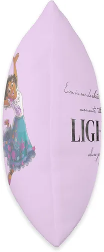Vista 2 de Disney 100 Anniversary Encanto Mirabel D100 - Almohada ligera, 16 x 16 pulgadas, multicolor