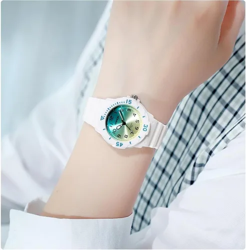 Vista 2 de Reloj deportivo impermeable para mujer, simple, minimalista, analógico, casual, para mujeres, niñas, estudiantes, relojes de moda, gelatina