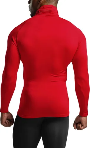 Vista 4 de ATHLIO 2 or 3 Pack Men's Thermal Long Sleeve Compression Shirts, TurtleMock Winter Sports Base Layer, Active Running Shirt