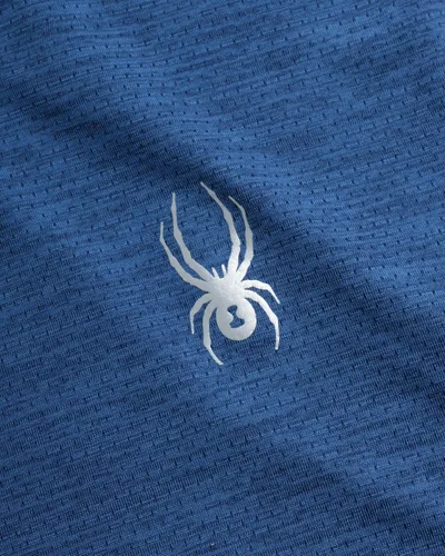 Vista 6 de Spyder Camiseta deportiva para hombre, paquete de 2 camisetas deportivas de manga corta de ajuste seco (S-XL)