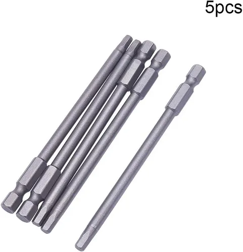 Vista 3 de Utoolmart Brocas de destornillador de cabeza hexagonal magnética H4, vástago hexagonal de 1/4 de pulgada, 3.937 in de longitud, herramientas